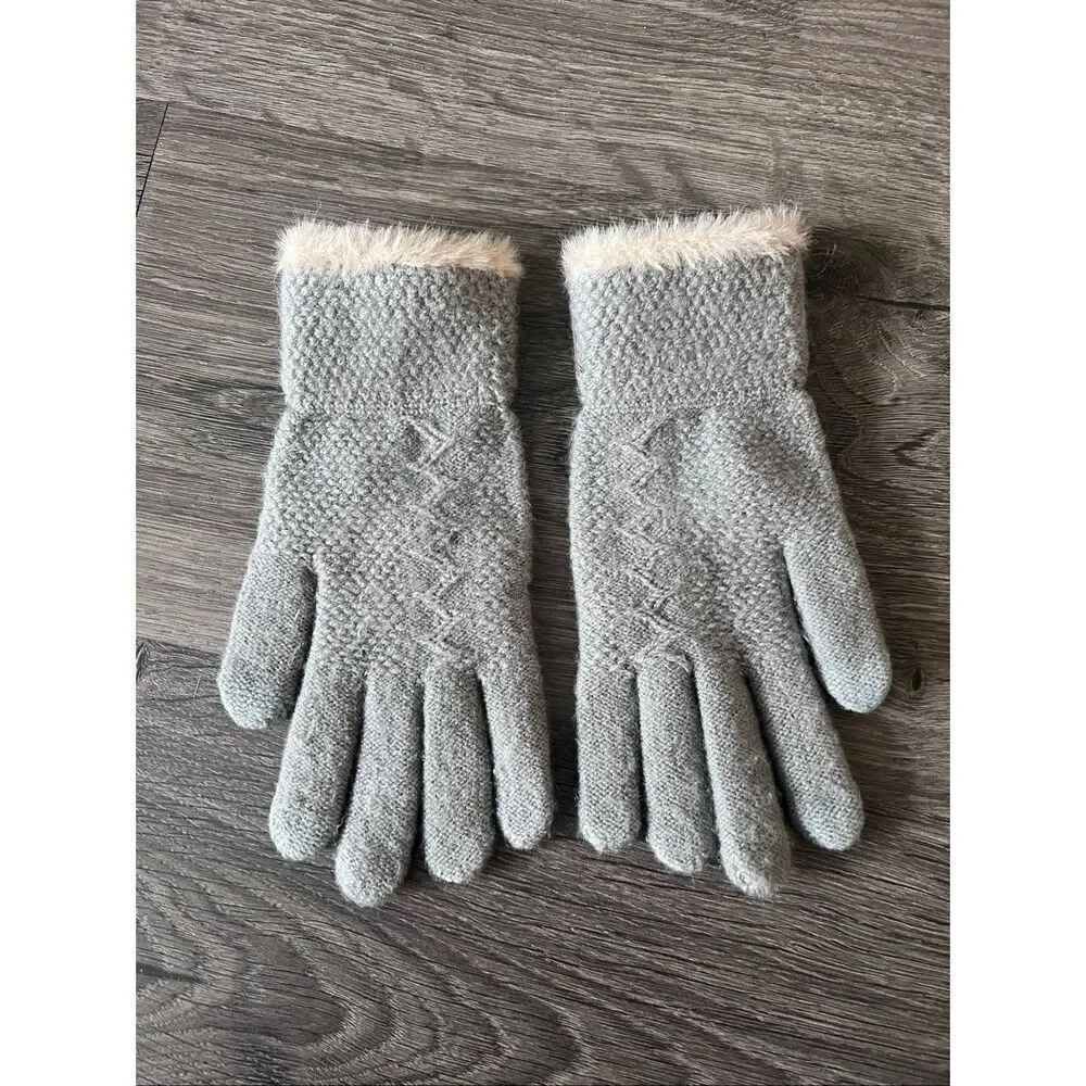 Clear Creek Women's  Knit Winter Warm Soft & Comfy Touchscreen Texting Gloves